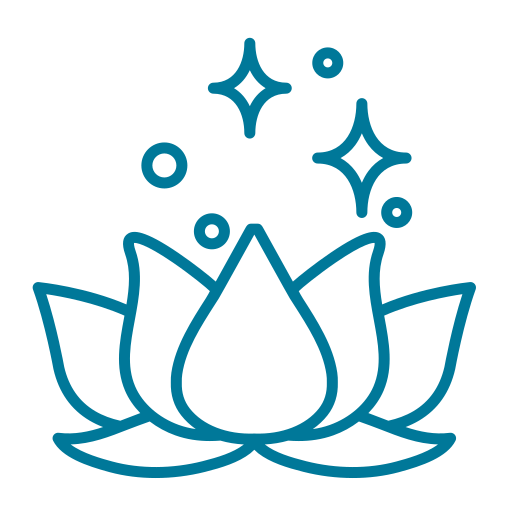 lotus icon blue